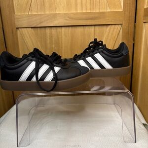 Adidas Black and White Children’s Classic Sneakers